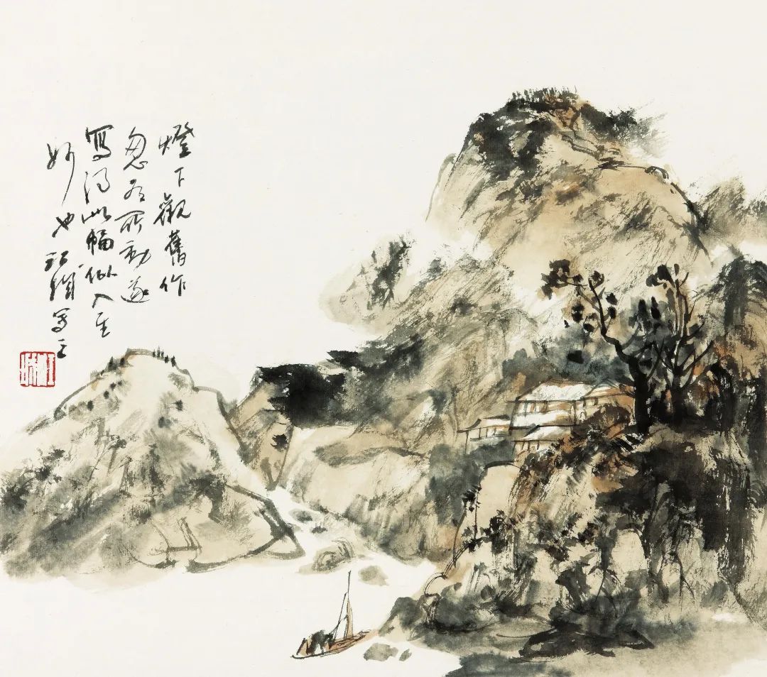 大江无尽施江城山水画作品展