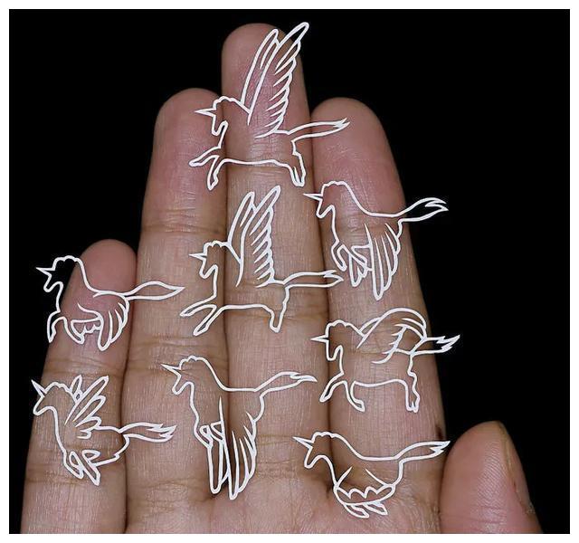 手掌上的纸动画,原来剪纸可以这么玩,真的脑洞大开!收藏学习