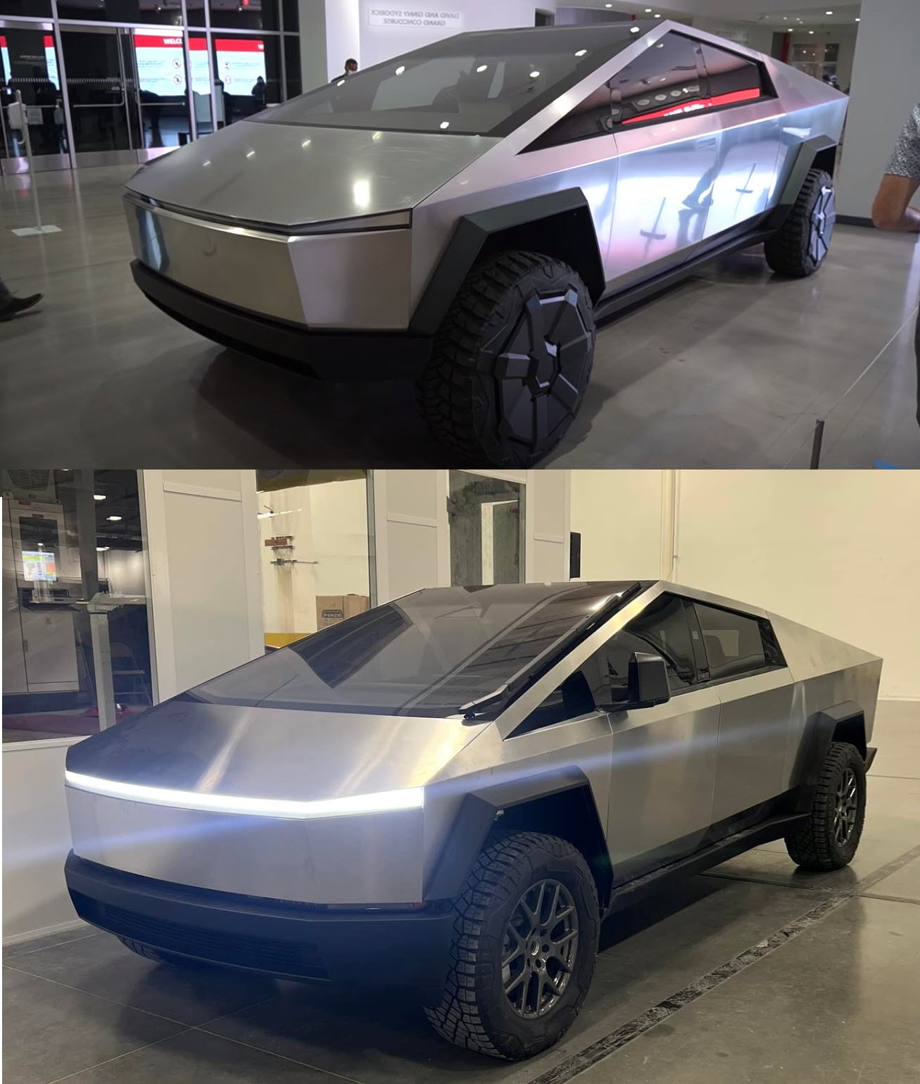 特斯拉cyber6767truck在弗里蒙特工厂测试图片曝光