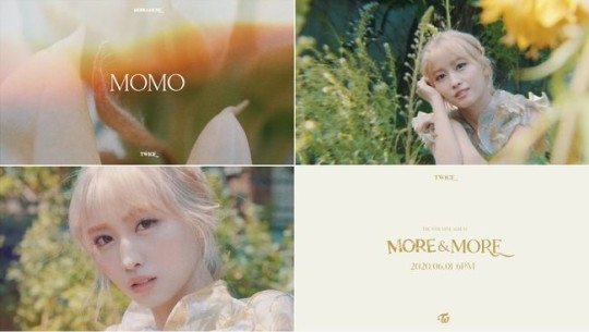 TWICE平井桃第9张迷你专辑《MORE&MORE》概念短片&预告图公开