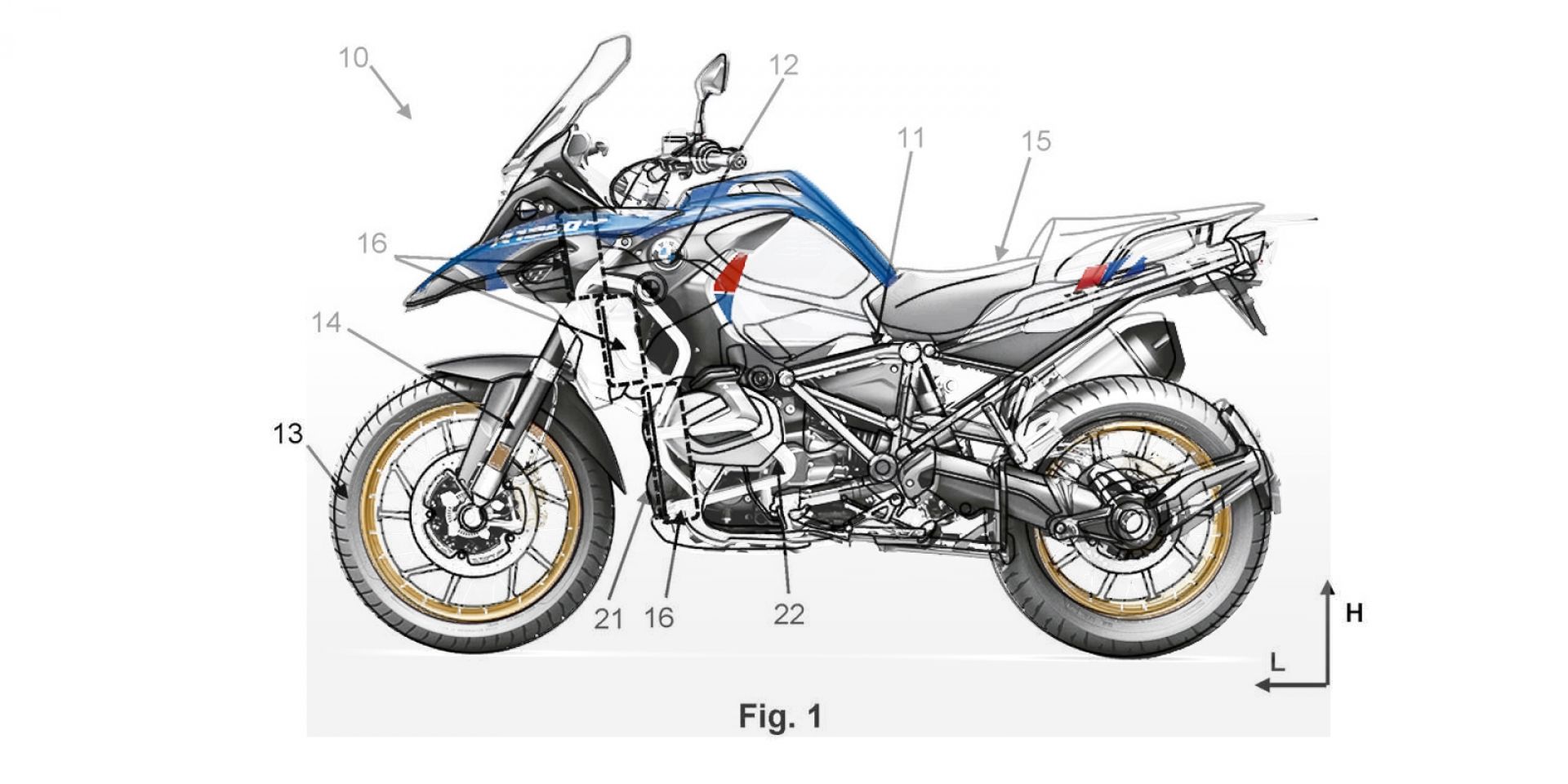 宝马摩托自适应空力套件专利曝光-新浪汽车