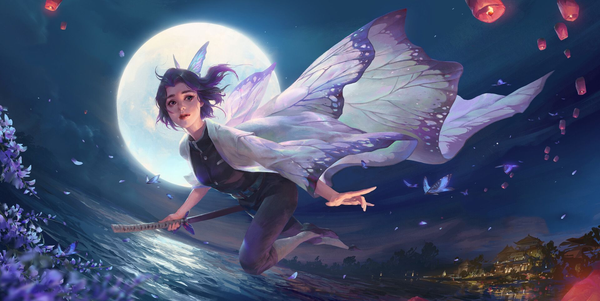 一组画风不错的国产动漫人物插画欣赏!风格多样画技不俗!