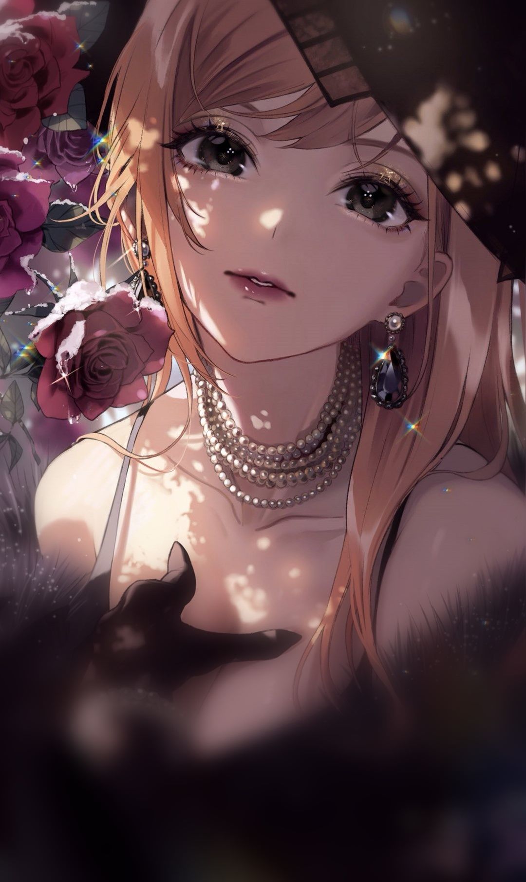 霸气御姐型美女插画,成熟优雅中不失可爱俏皮,姐姐的魅力像醇酒