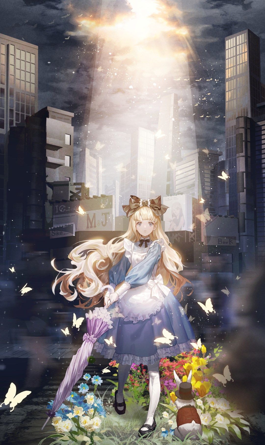 宫廷风少女插画,精致的细节刻画将人物的贵族气质展现的淋漓尽致