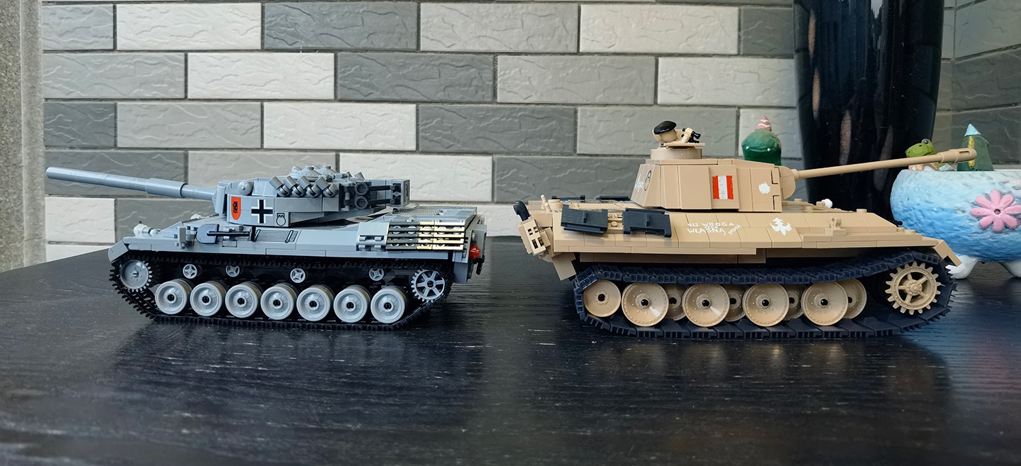 cobi积木的第二代坦克世界联名款"豹"1的国行版本也终于正式发售了