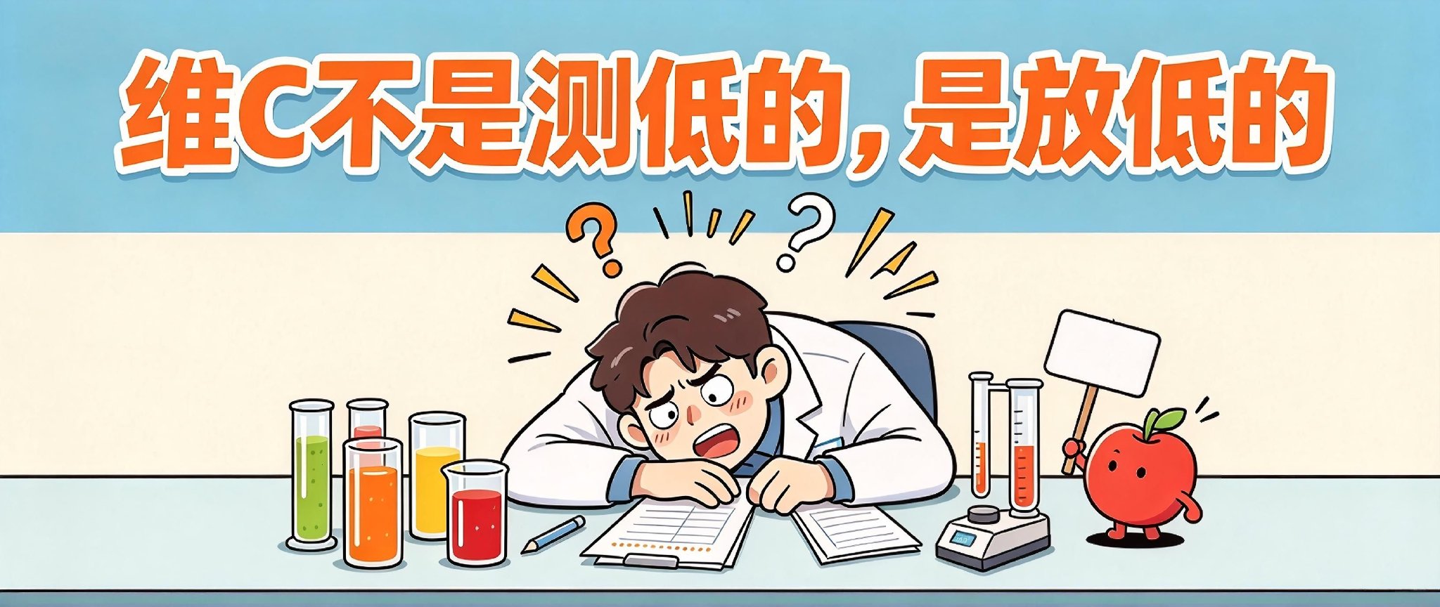 维 C 结果总是偏低？多半不是仪器不行，是样品搁太久了