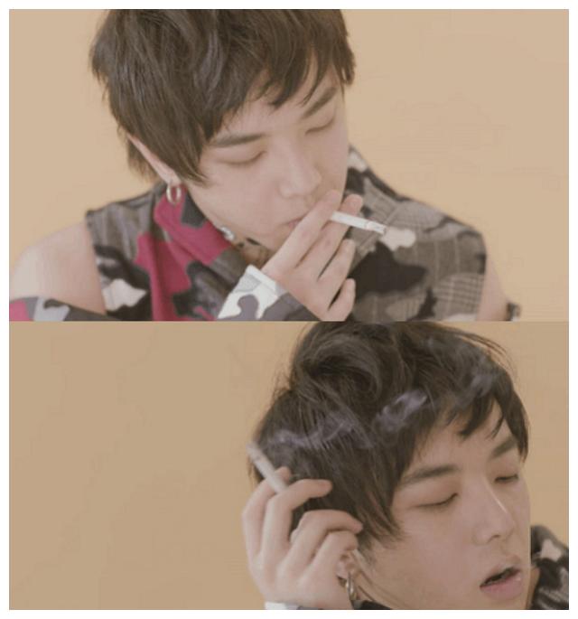 华晨宇翻车了?化妆间内抽烟被拍,曾被曝片场抽烟还随地扔烟头