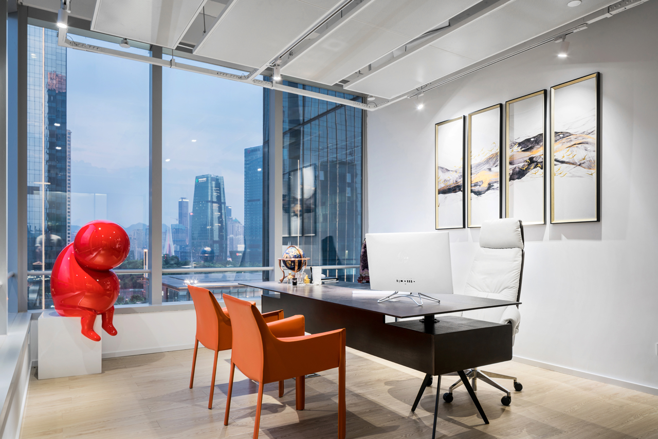 200㎡阳光办公区江景尽收眼底不愧为轻松高效的办公空间