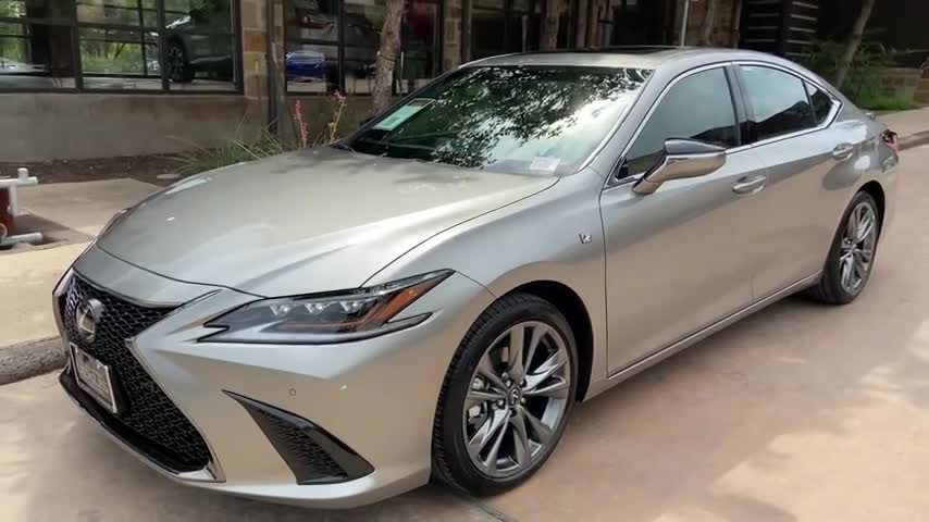 高清实拍2020款雷克萨斯es350f-sport,实车太帅!