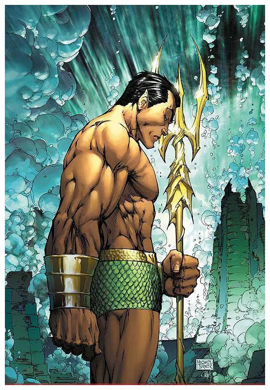 漫画形象海王纳摩全名纳摩·麦肯齐,他的父亲伦纳德·麦肯齐(leonard