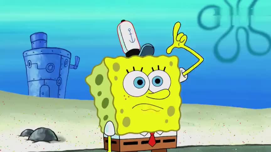 海绵宝宝正常路不走,非要走捷径,结果扎了一身刺!