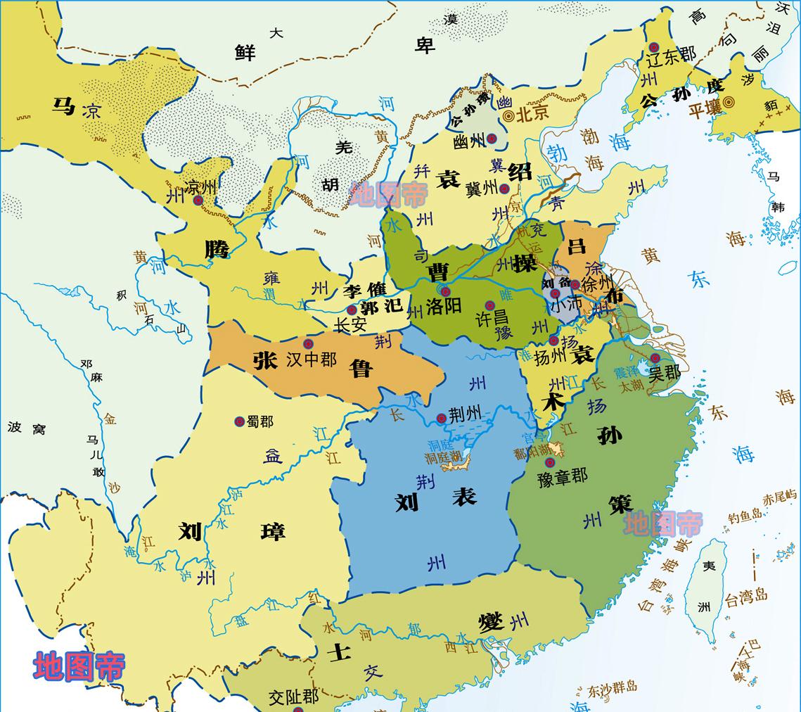 都城为寿春,汉文帝立刘安(刘长之子)为淮南王,淮南国的都城仍然在寿春