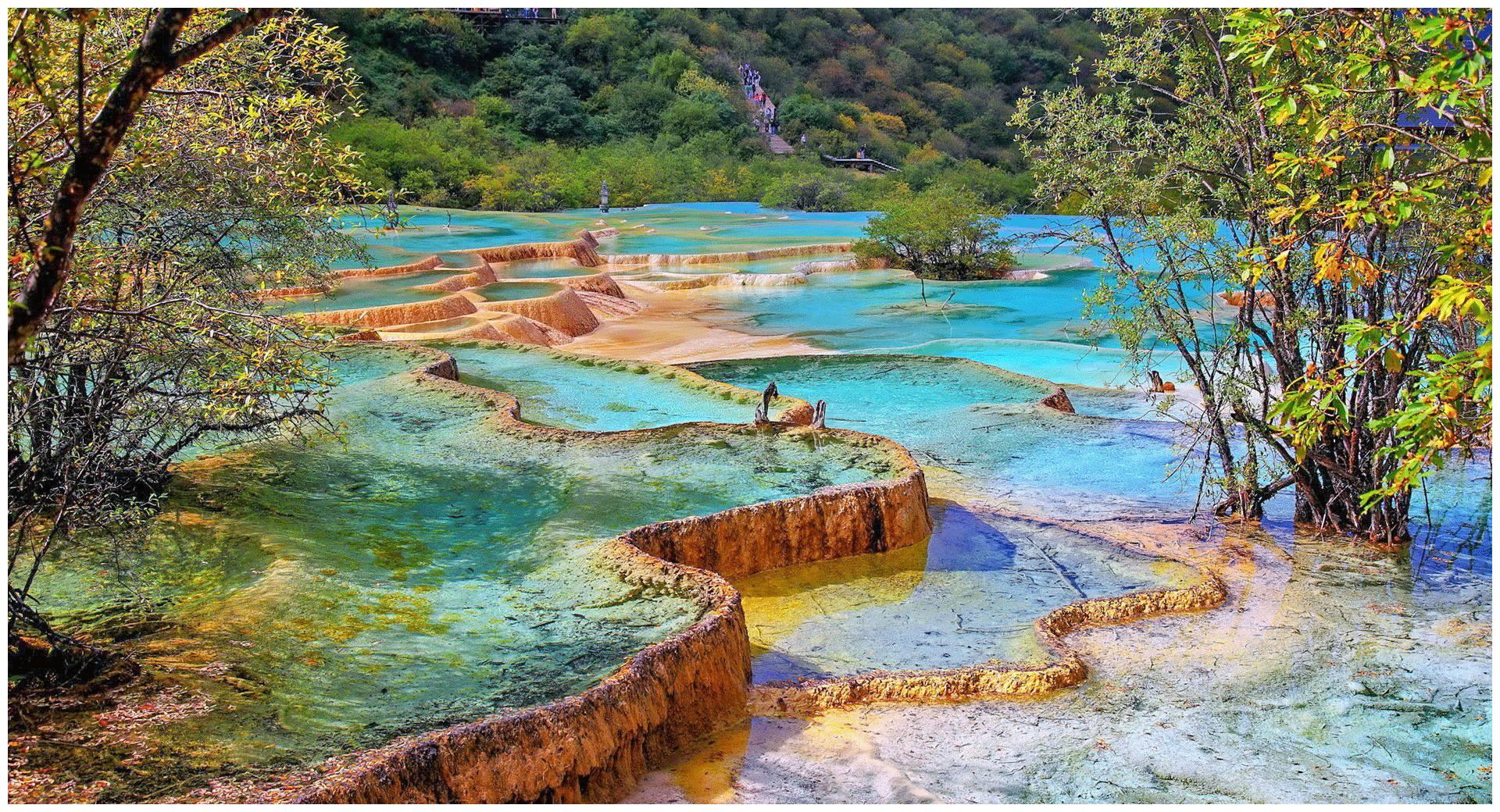 中国地理之九寨沟|诺日朗瀑布|九寨沟|瀑布_新浪新闻