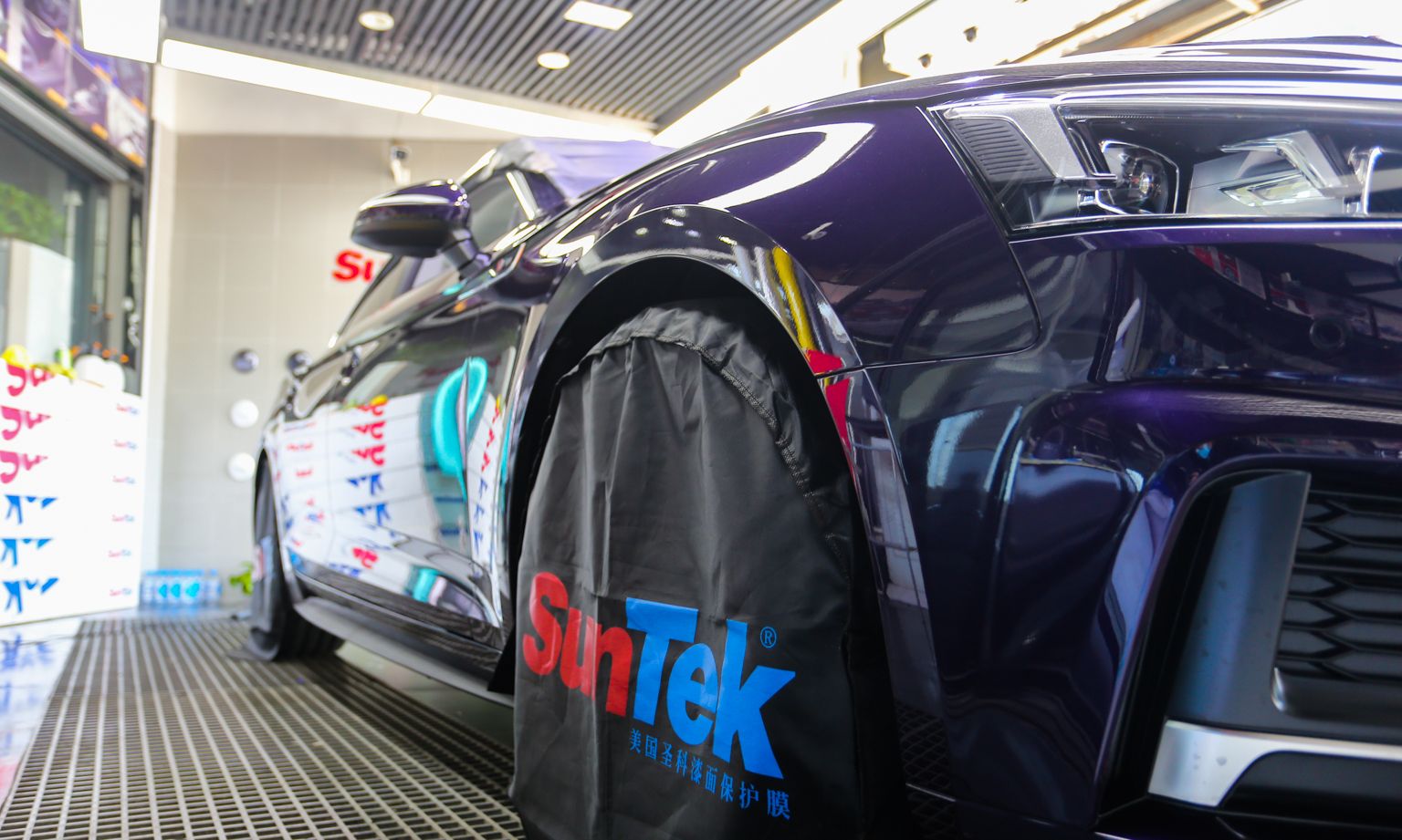 奥迪a5圣科隐形车衣 rs前后包围,帅气十足从细节升级开始_高清图集