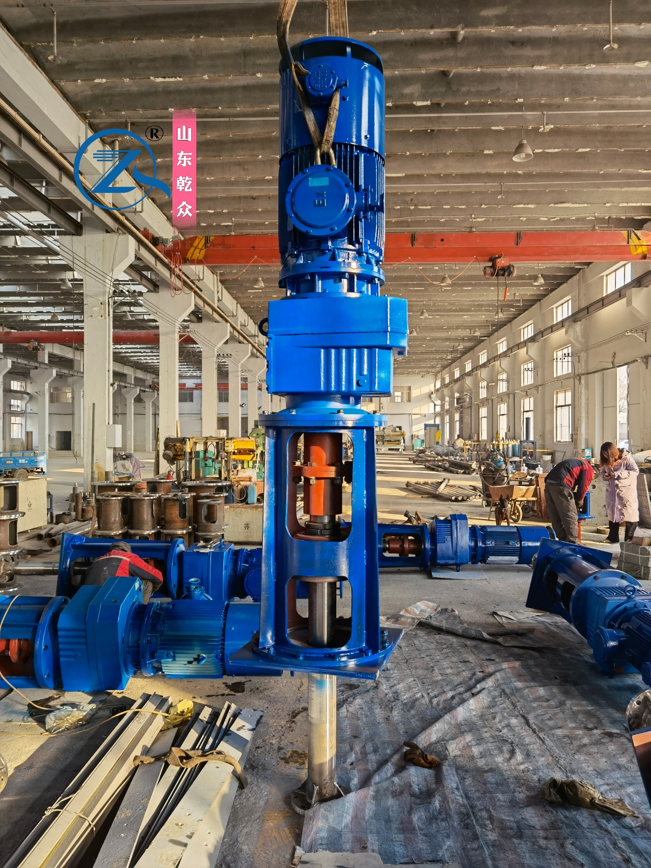 不锈钢化工搅拌器准备发货