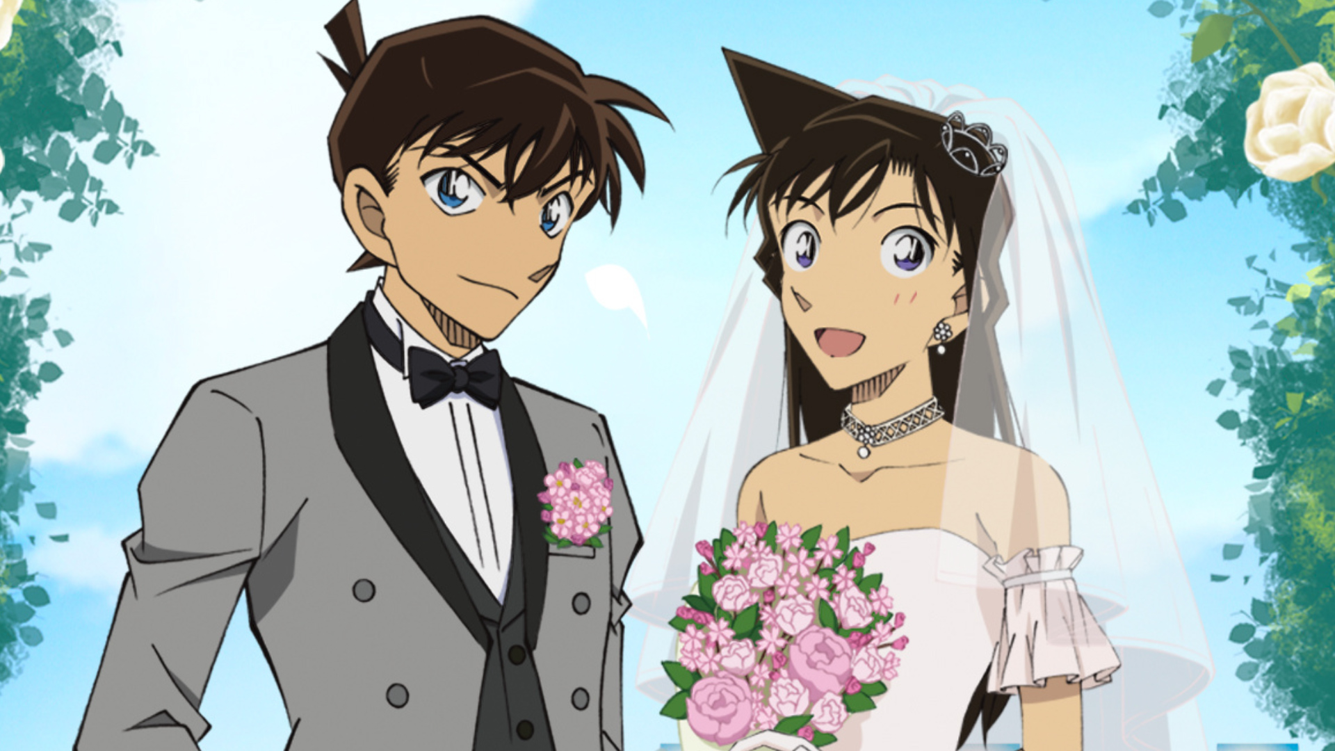 柯南自曝想娶小兰!全员婚礼造型好惊艳,删减吻戏片段曝光