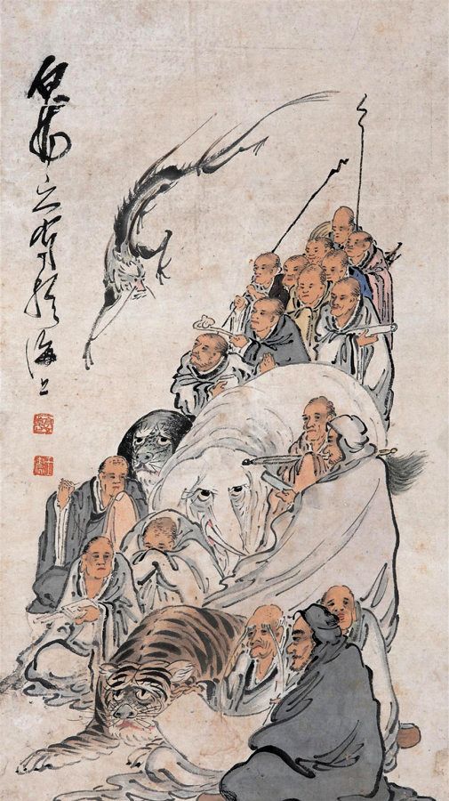 白龙山人王一亭写意人物画作品欣赏