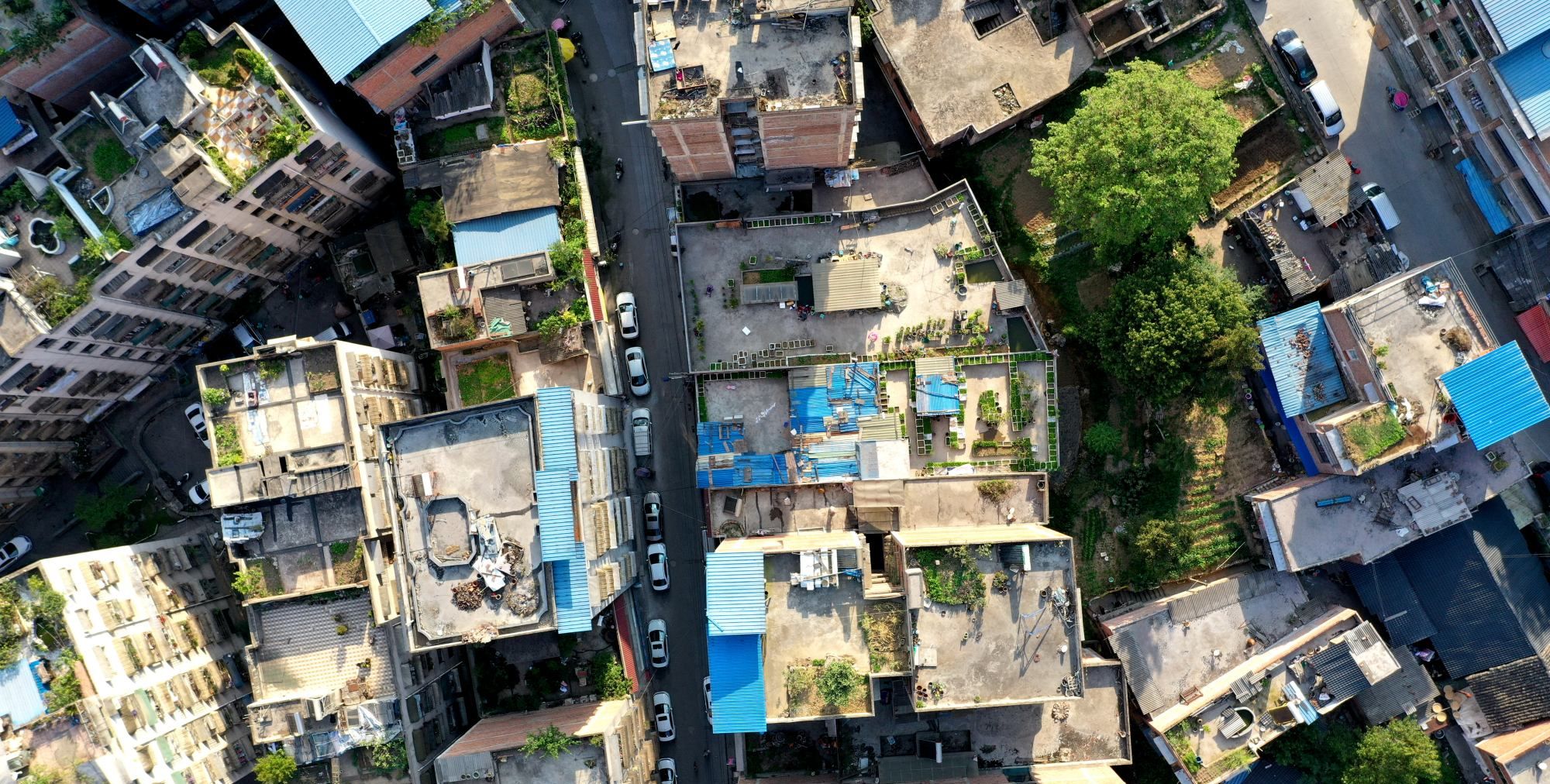 航拍镜头下的贵州毕节市吴家湾,这里会拆迁吗?