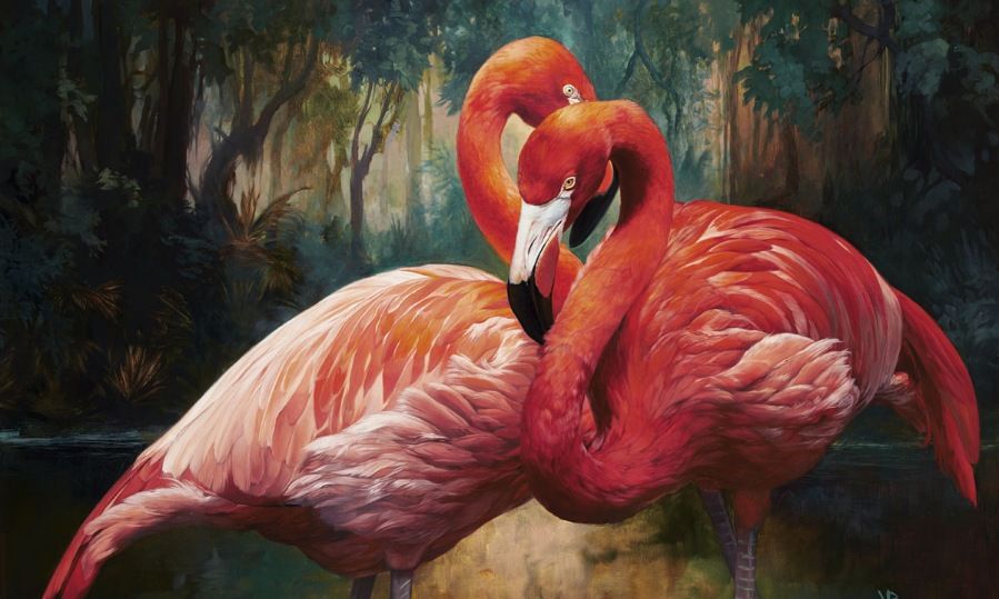 美国女画家julie.bell(朱莉贝尔)野生动物油画作品赏析