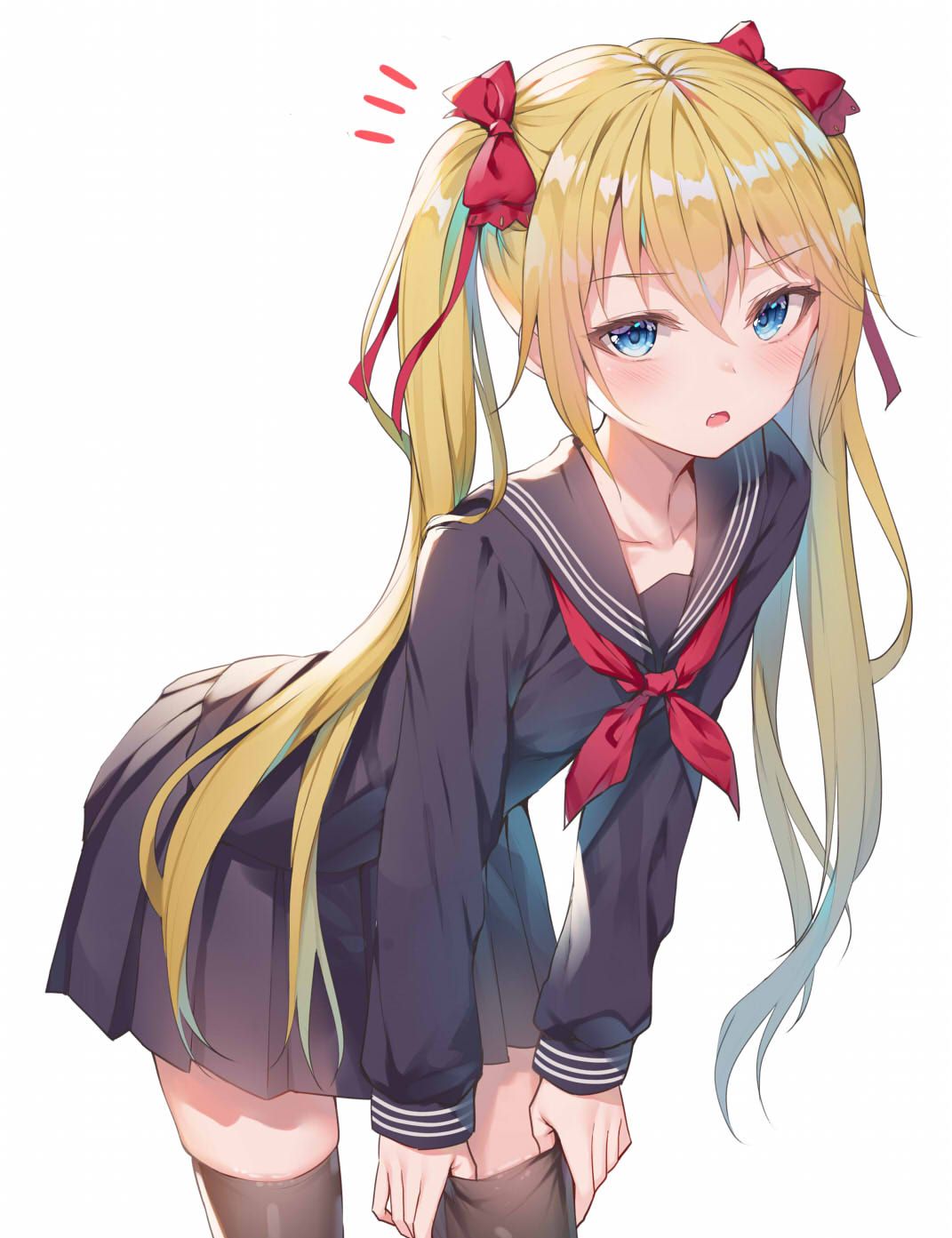 喜欢jk加双马尾吗,画师:あれっくす,超爱miku和金色双马尾_高清图集