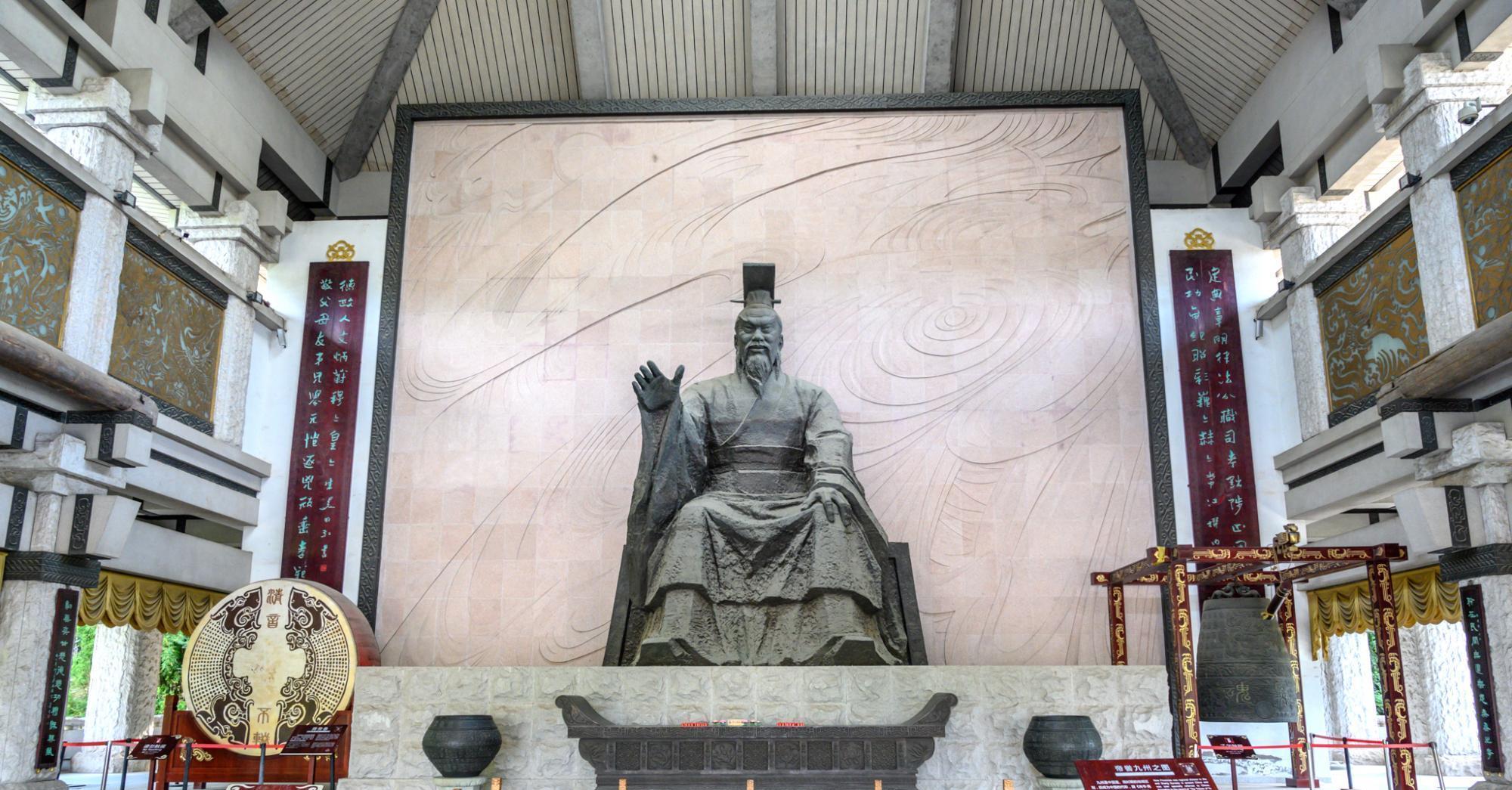 浙江上虞规模最大的庙宇,建筑没有一片瓦,供奉着五帝之一的舜帝