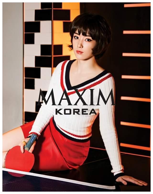 是乒坛女神,与马龙曾被乱点鸳鸯谱,写真照太美了|徐孝元|乒坛|马龙