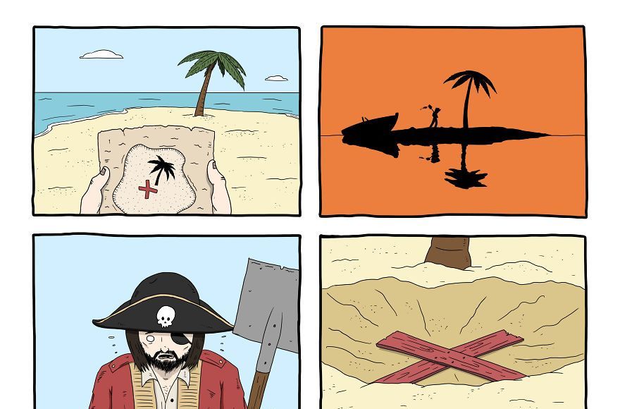 充满反转的四格漫画,看到最后一定会"笑出声"