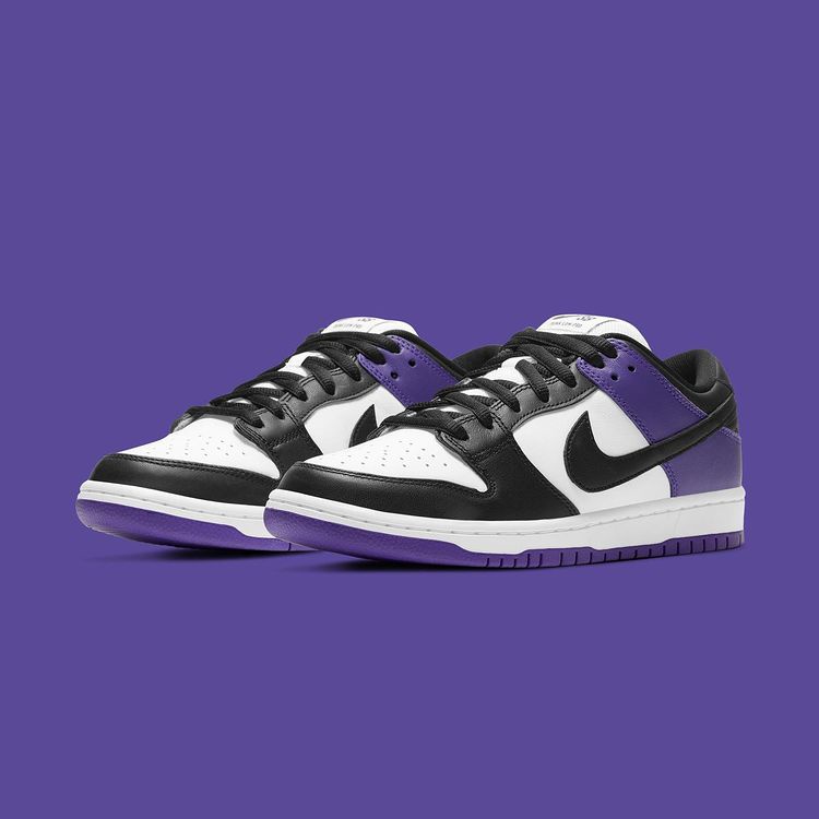 像aj1一样玩黑紫脚趾nikesbdunklow新配色发布