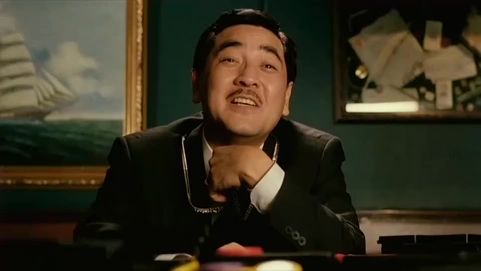 赌圣:洪爷真嚣张,即使腿瘸了成哑巴了,还是身残志坚大秀赌场!