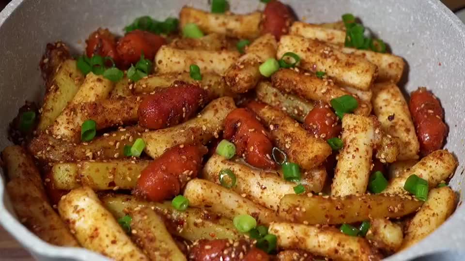 超好吃的孜然土豆年糕简单零失败追剧必备