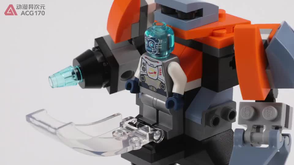 积木拼搭外观小巧灵活可动的二次元机甲乐高创意百变31111
