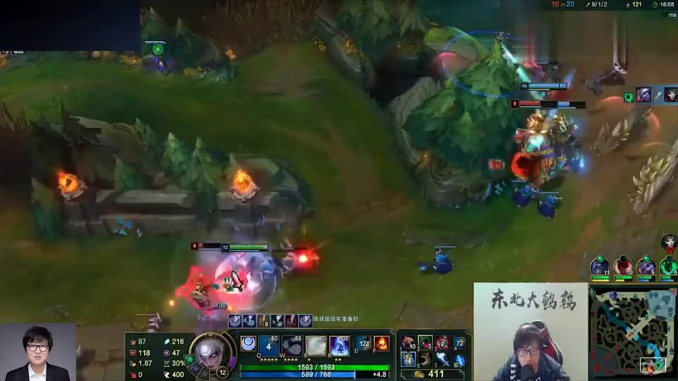 东北大鹌鹑 中单皎月 前期打不过劫 后期他见过得跑路 新浪新闻