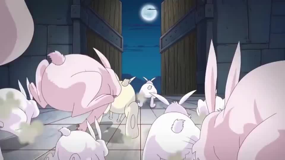 乌龙院铁柱为了在堡主面前展示自己和兔子单挑被揍得很惨