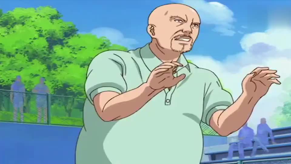 网球王子 比嘉中教练野蛮打法 被龙马和桃城武教训 太解气了 桃城武 龙马 网球王子 新浪新闻