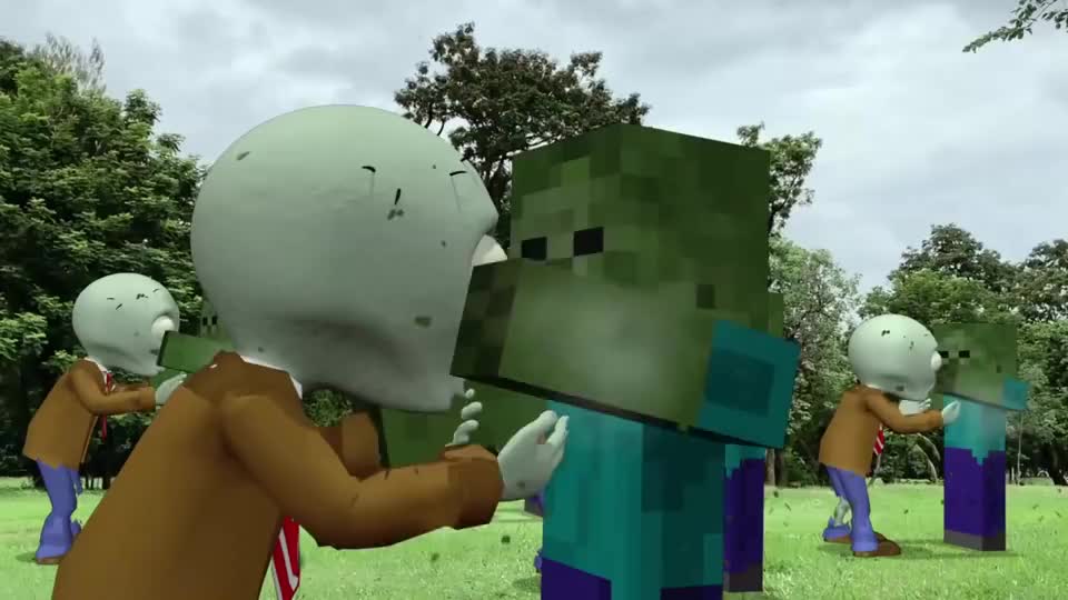 植物大战僵尸僵尸vs史蒂夫