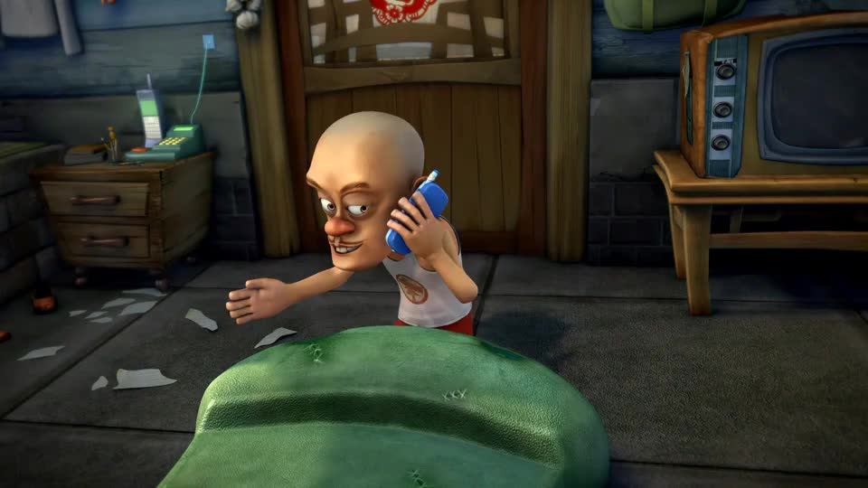 熊出没光头强买了电脑彻底沉沦了都不砍树了