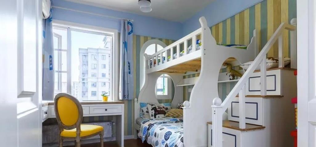 儿童房要舒适又安全,让孩子健康成长,别人家做得就不错