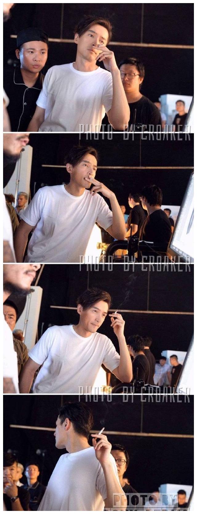 张若昀在《麻雀》当中的抽烟戏份,真·贵公子啊郑云龙,这张照片看着