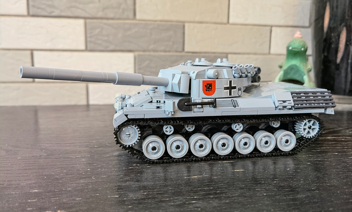 积木与游戏的联动cobi积木坦克世界联名款豹1评测