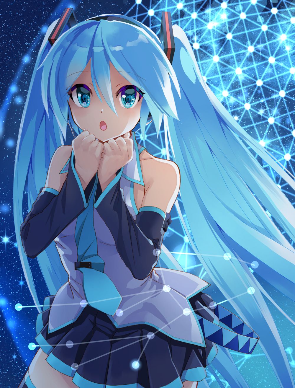 动漫壁纸:《初音未来》与你一见如故 是我今生最美丽的相遇