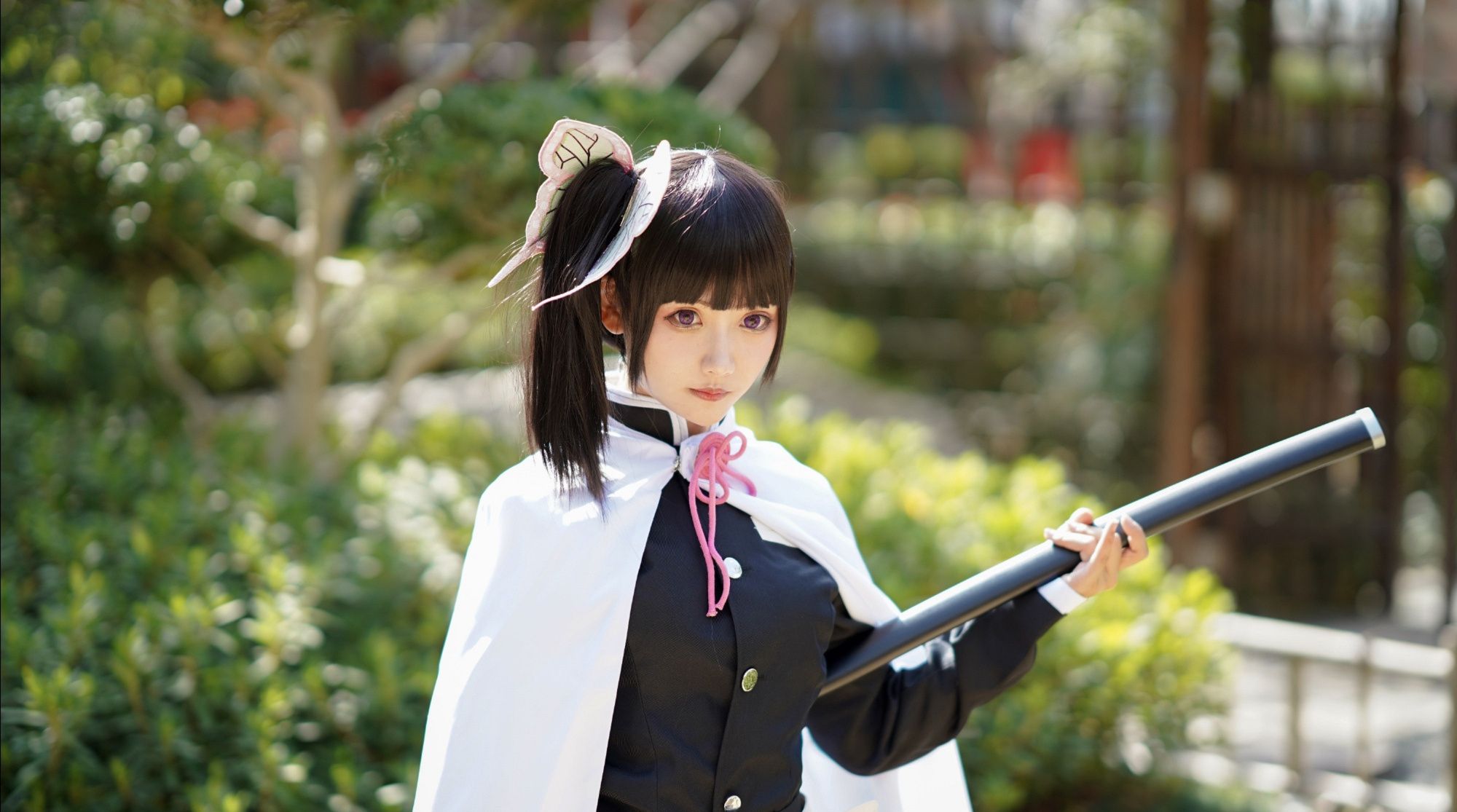 鬼灭栗花落香奈乎超还原cos,好想扯一下姐姐的歪马尾_高清图集_新浪网