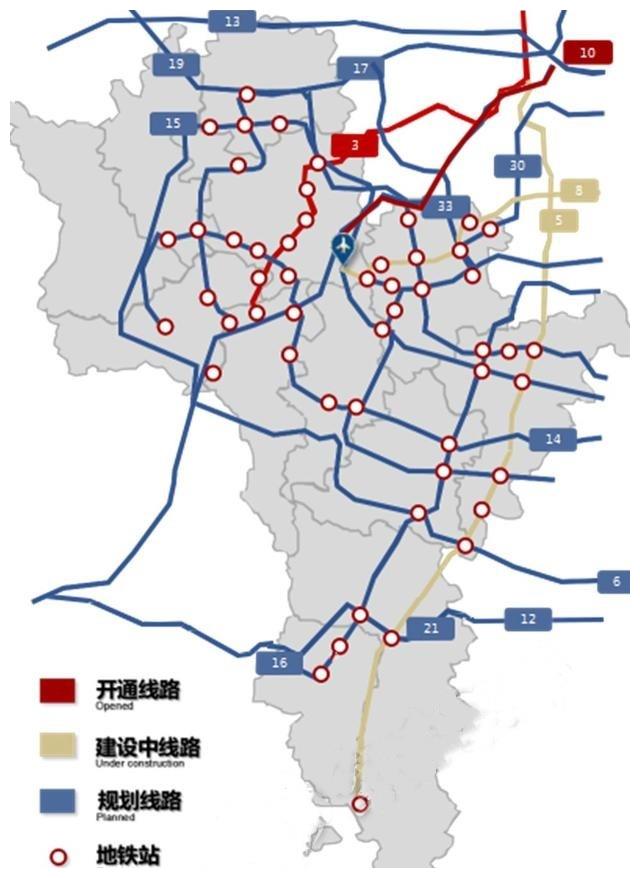 航线359条全国第四大航空枢纽双流国际机场形成现代立体交通网络航空