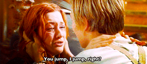 泰坦尼克号:海洋之心   "you jump,i jump"泰坦尼克号中这句经典