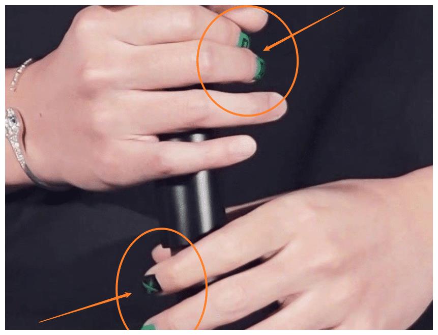 继鹿晗后吴亦凡为拍时尚大片也去做了美甲甲片图案细节太暖心