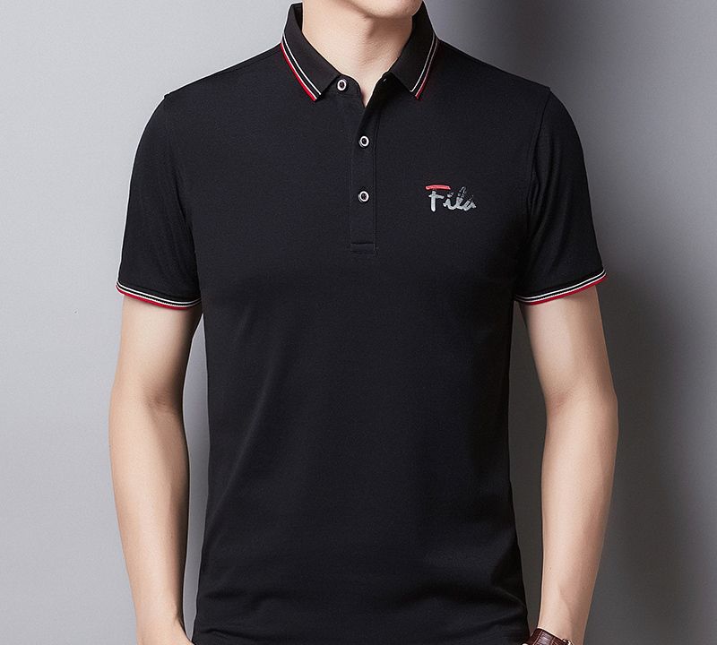 休闲时尚百搭男士短袖t恤polo衫