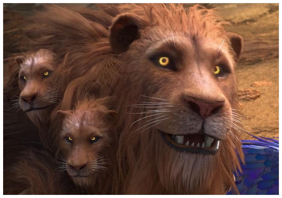 不过旁边的九头狮子王在看向大红的时候,眼神充满了同情,我觉得他应该