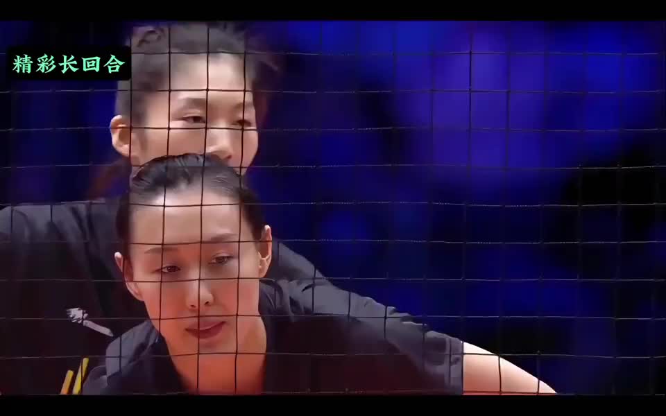 江苏女排对山东，28秒精彩对攻，张常宁一剑封喉