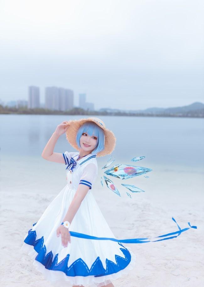 东方project琪露诺cosplay正片