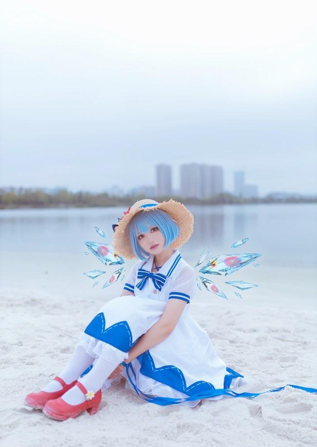 东方project琪露诺cosplay正片