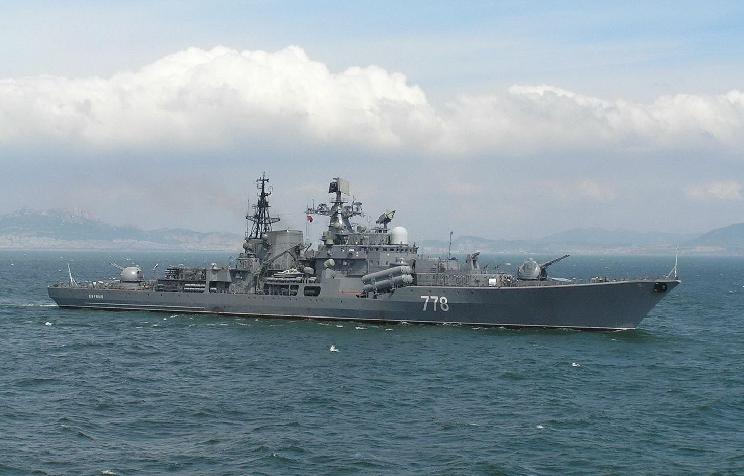 俄罗斯现代级驱逐舰近年来,俄罗斯海军的实力似乎有了一些下降,完全没